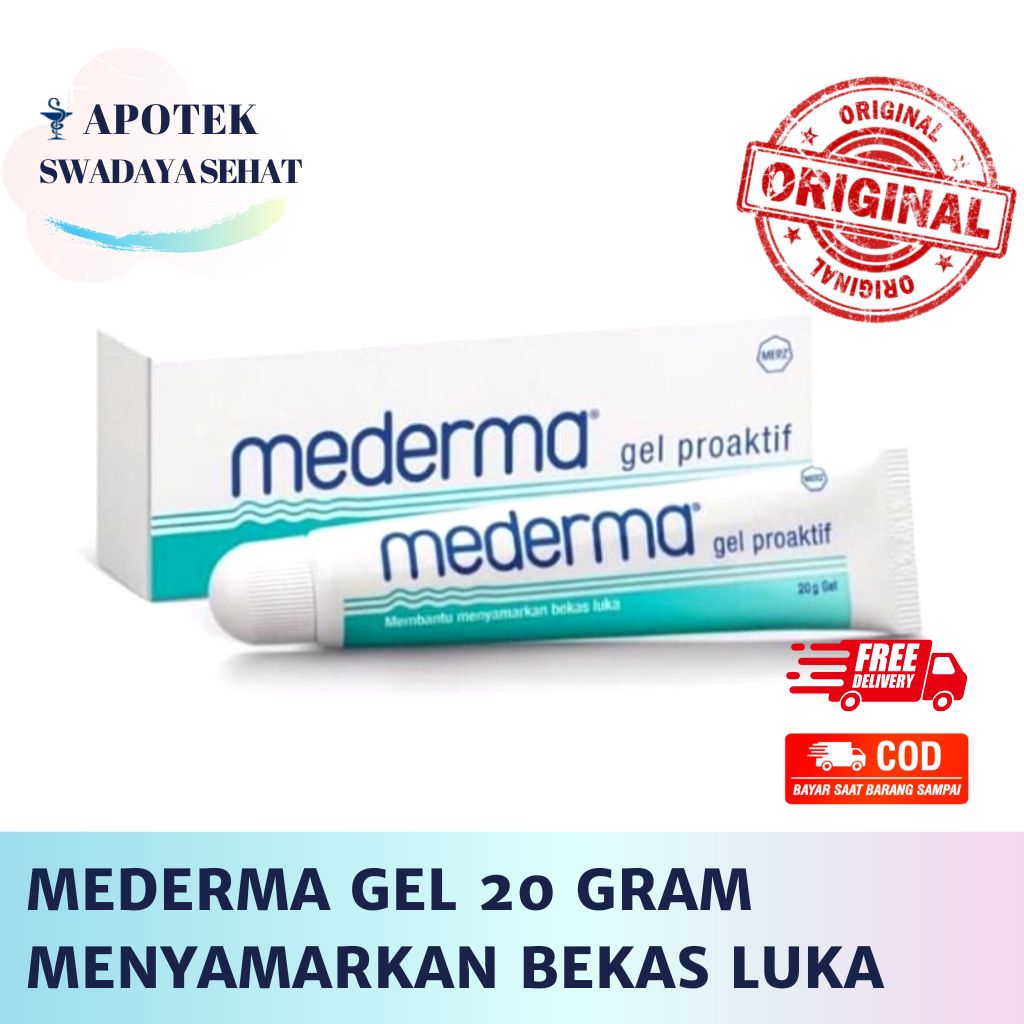 MEDERMA FOR KIDS 20GR - ADVANCED 10gr - GEL Pro Aktif 20GR - Menyamarkan Bekas Luka Keloid Hipertropik, Operasi Anak Dewasa