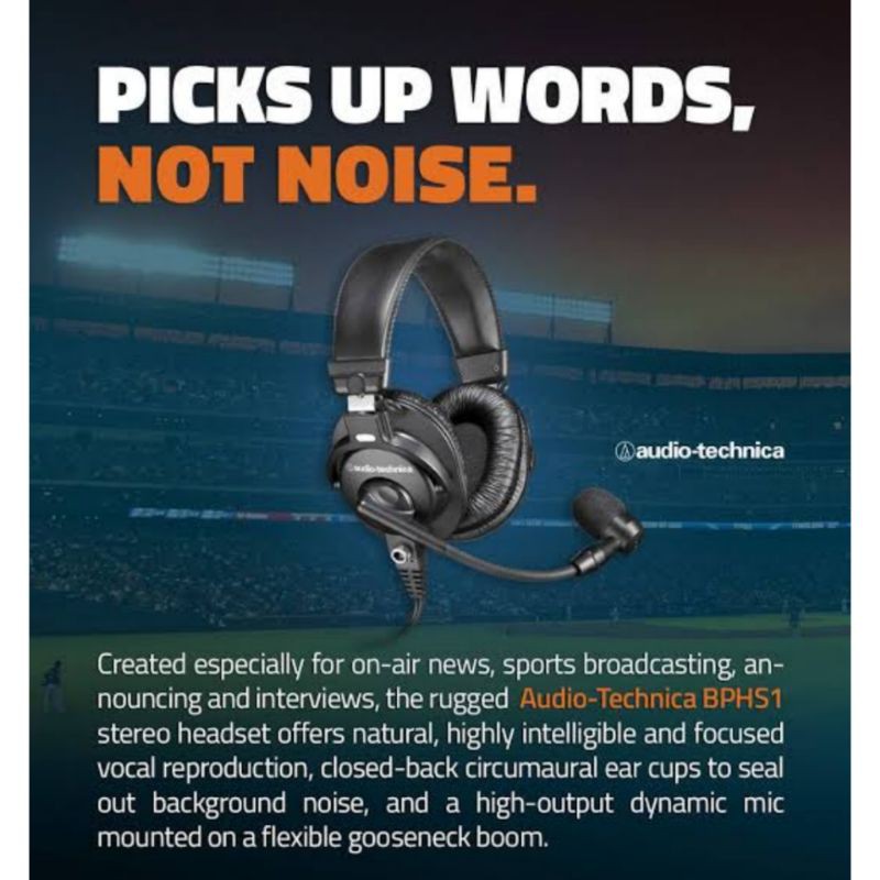 Audio-Technica BPHS1 Stereo Headset ジャンク 限定価格セール