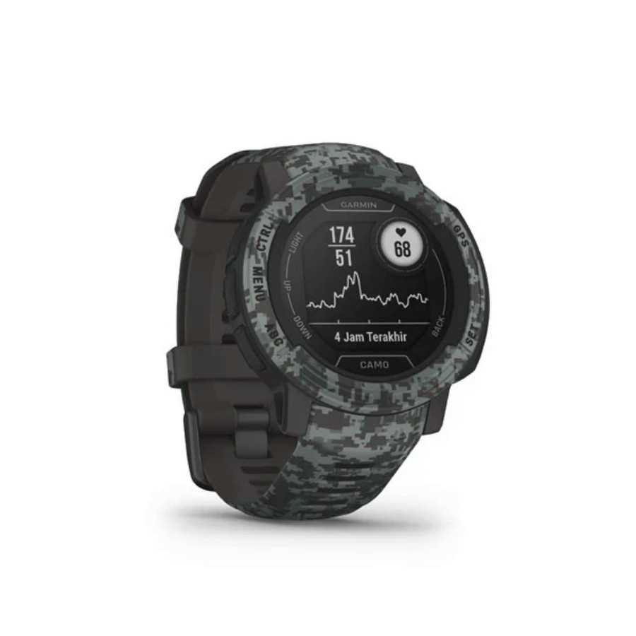 GARMIN SMARTWATCH INSTINCT 2 CAMO EDITION - GRAPHITE CAMO ORIGINAL TAM