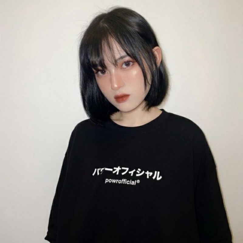 Kaos BIGSIZE (size M - 6XL) Japanes Harajuku Jepang Kanji あなたが好きです Oversize Korean T shirt Jumbo Oblong Loose Pria Wanita 6XL 5XL 4XL 3XL 2XL XL L M XXXXXL Korean Style Hangeul Hangul Saranghae Aku Mencintaimu Aishiteru