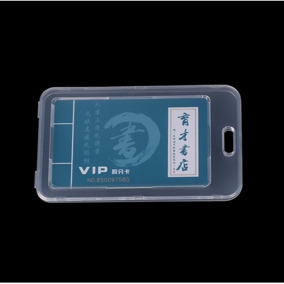 COD Name Tag id card holder plastik 2 sisi NFC