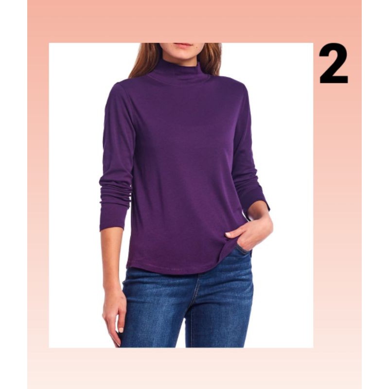 Westbound Longsleeve Mock Neck Tee