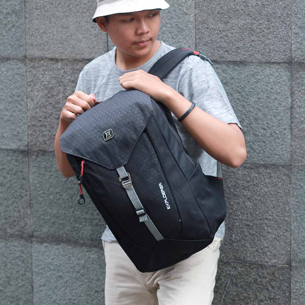 Tas Pria Ransel Backpack Punggung Cowok Keren Sekolah Kerja Original Distro Bandung BX179