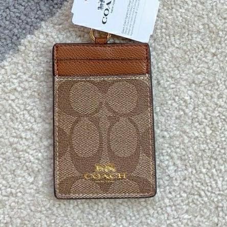 

TERBARU COACH LANYARD/COACH SIGNATURE ID CARD HOLDER-F65773 LIMITED EDITION