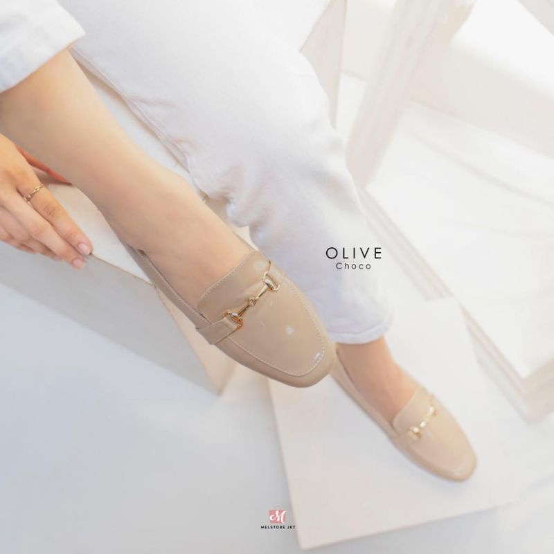 Damelia Melstore jkt official store Olive Flat shoes DAMELIA MELSTORE JKT