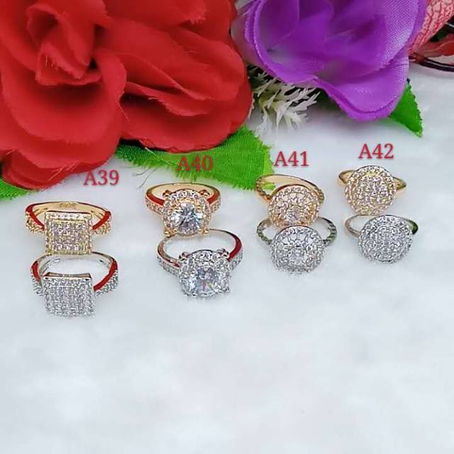 Cincin xuping Permata A39-42