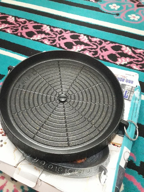 Bbq Round Grill / Bulgogi Pan Panggangan Bulat / Alat Panggang Barbeque 4518/8930