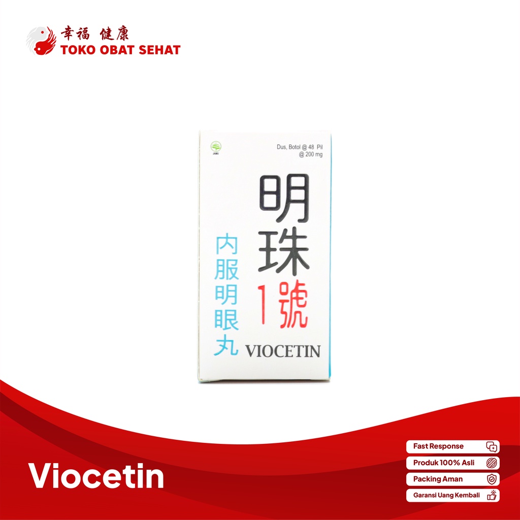 VIOCETIN EYE PEARL ORIGINAL obat mata minus - rabun dan katarak herbal