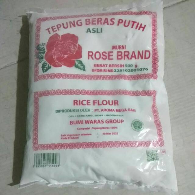 

Tepung Beras Rose Brand 500 gram