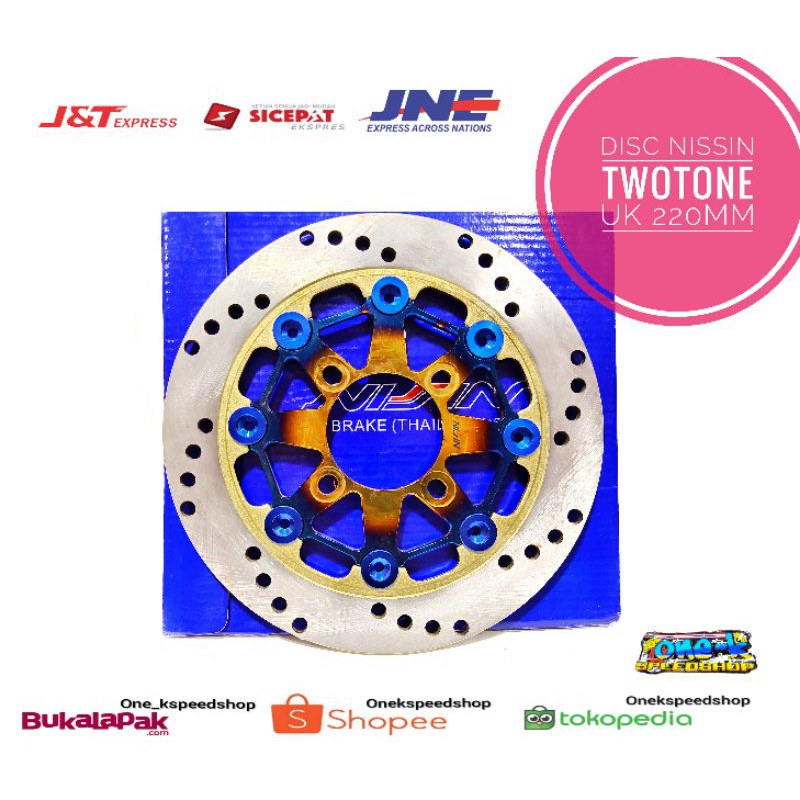 disc nissin twotone 2tone UK 220mm