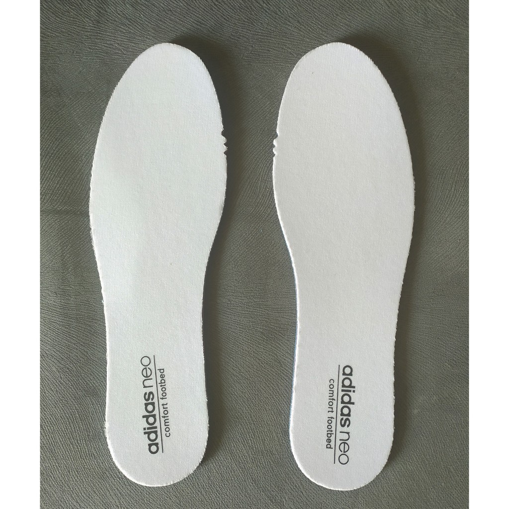 Adidas Insole / Shoe Pad /Alas Kaki / Alas Sepatu Adidas Neo Cloudfoam Dual Layer Footbed White