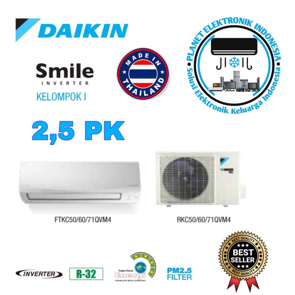AC DAIKIN SMILE INVERTER 2,5 PK R32 ( STKC60 )