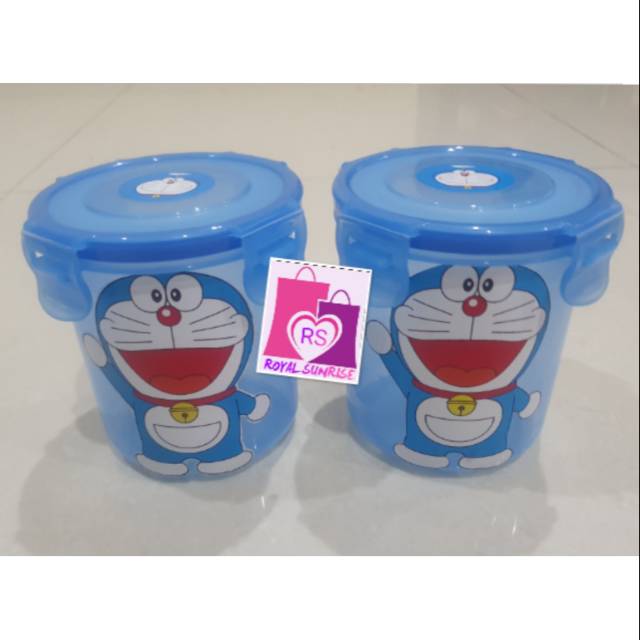 Toples Doraemon Model Lock n lock Toples Snack Doremon