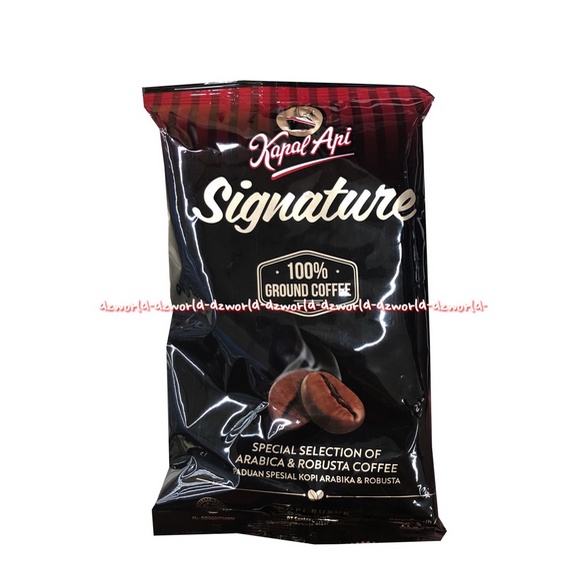 Kapal Api 65gr Signature Arabica Robusta Coffee Kopi Arabika Instan Cofee Bubuk Coffe Kapalapi