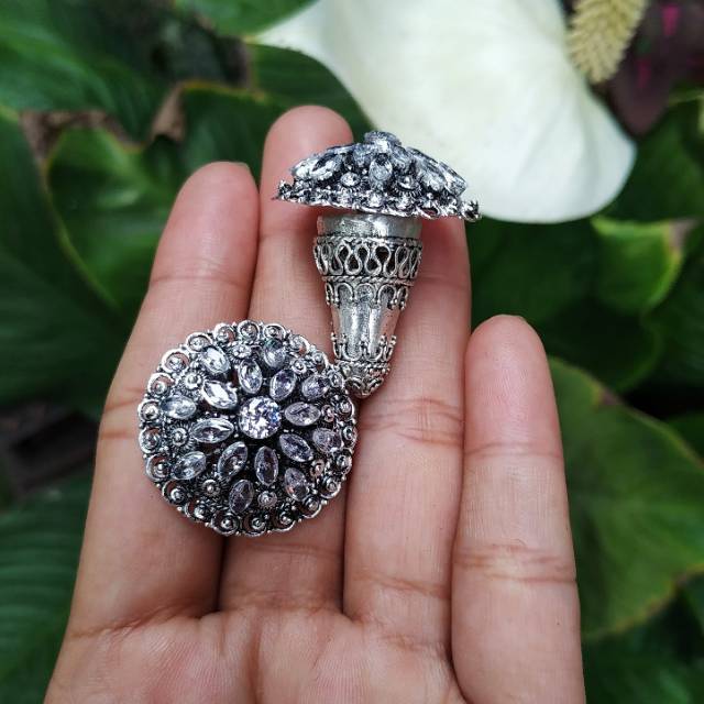 Subeng alpaka Perak Bakar KAEB003 grosir alpaka bali