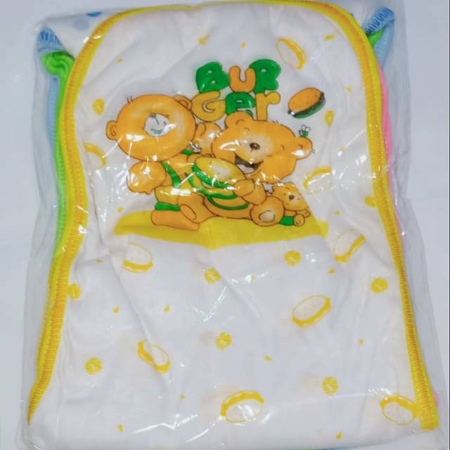 12pc Popok Bayi / Popok Alas / Popok Ikat Tali / Popok Putih Sablon/ celana tali putih /popok lusin