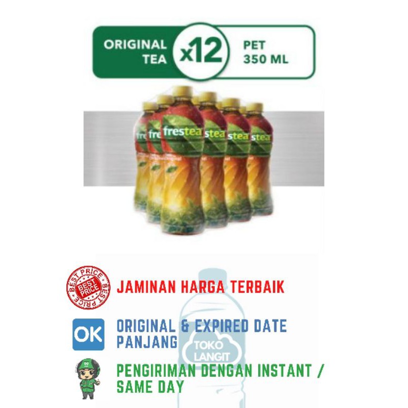 

FRESTEA BOTOL 350 ML ORI/MADU/APEL (12 BOTOL/PACK)