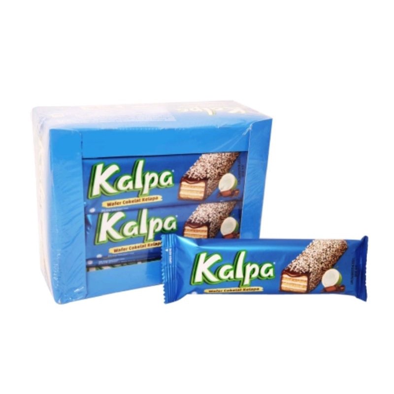 

N_S_Y Kalpa Wafer Cokelat Kelapa Bersalut Cokelat 12 bungkus @24 gram