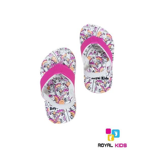 SANDAL BEBY UNICON ROYAL KIDS (bisa custom nama)