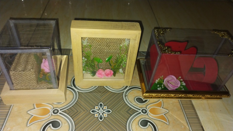 Nampan Frame Perhiasan Gelang Kalung Kotak Hantaran Seserahan