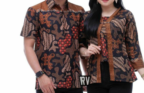 Maura Couple - Sania Ruffle Batik Couple Ori Ndoro Jowi Dnt