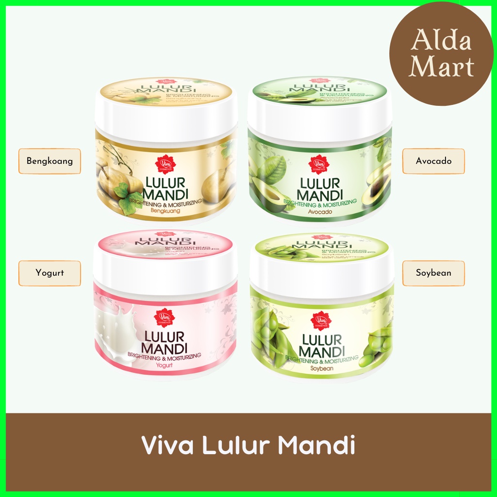 ✿ALDA MART✿ VIVA Lulur Mandi BPOM Original Body Scrub