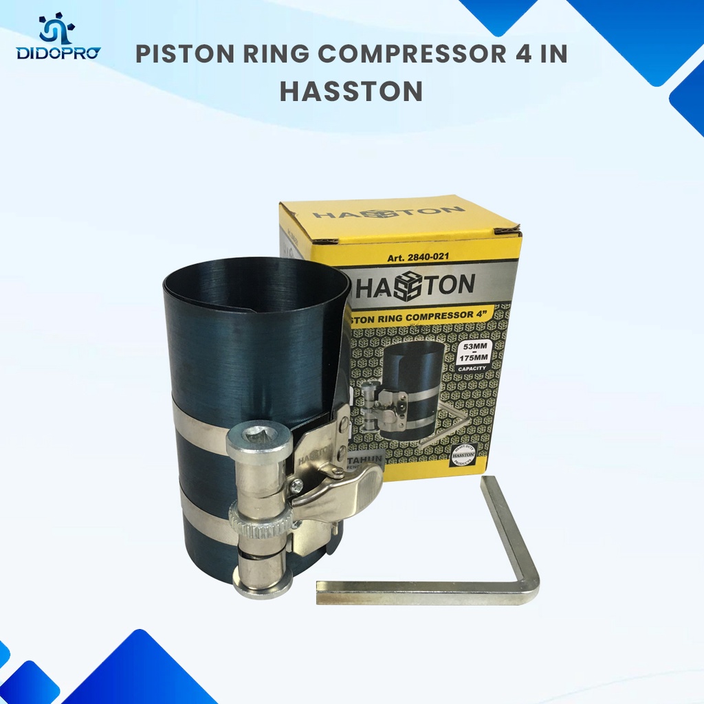 Hasston Prohex Piston Ring Compressor 4&quot; - Alat Buka Press Piston Ring 4 Inch