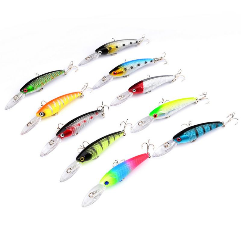 Fishing lure Minnow 9cm 8,3gr umpan pancing mancing Casting murah proberos