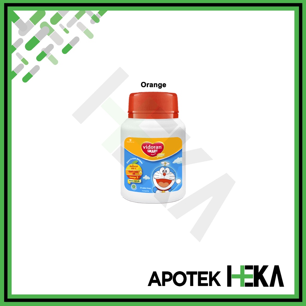 Vidoran Smart Orange / Anggur Tablet Hisap isi 25 - Vitamin Anak (SEMARANG)