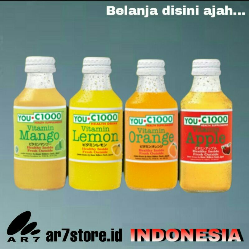 

YOU C1000 minuman vitamin C 140ml all varian