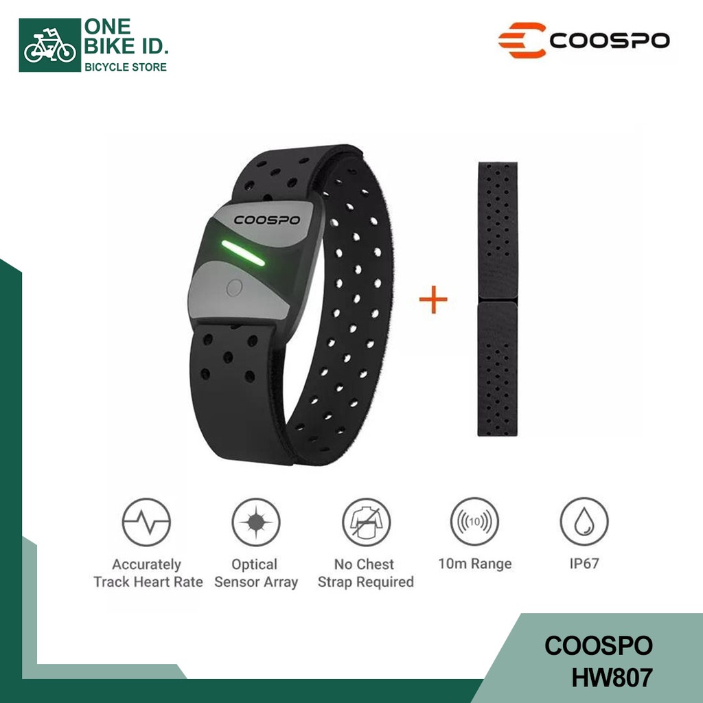 Jual COOSPO HW807 Heart Rate Sensor I Armband Heart Rate Monitor
