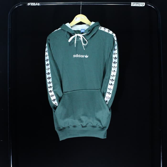 JAKET HOODIE ADIDAS TNT HIJAU DISTRO CASUAL Slayershop