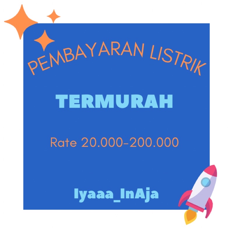 TOKEN PLN/TAGIHAN PLN/LISTRIK