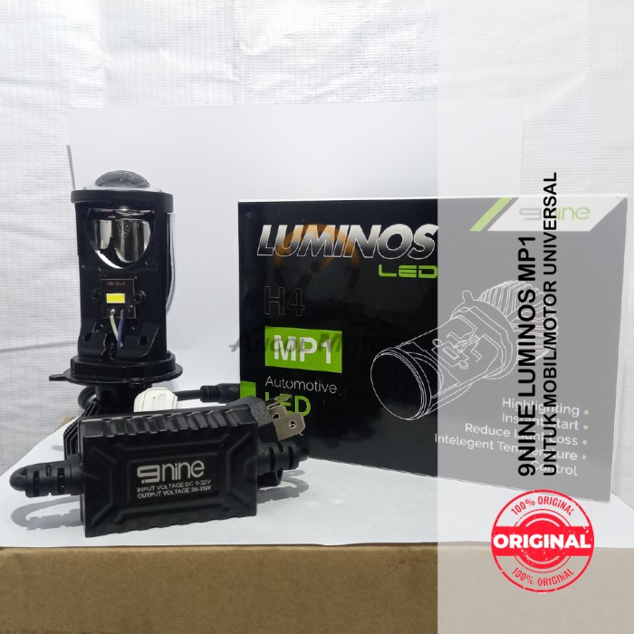 Headlamp L6K H4 Mini Led Lens Bulb Projector Projie Light Cahaya Fokus