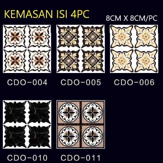 Reliza Stiker Dekorasi Lantai Per Pcs