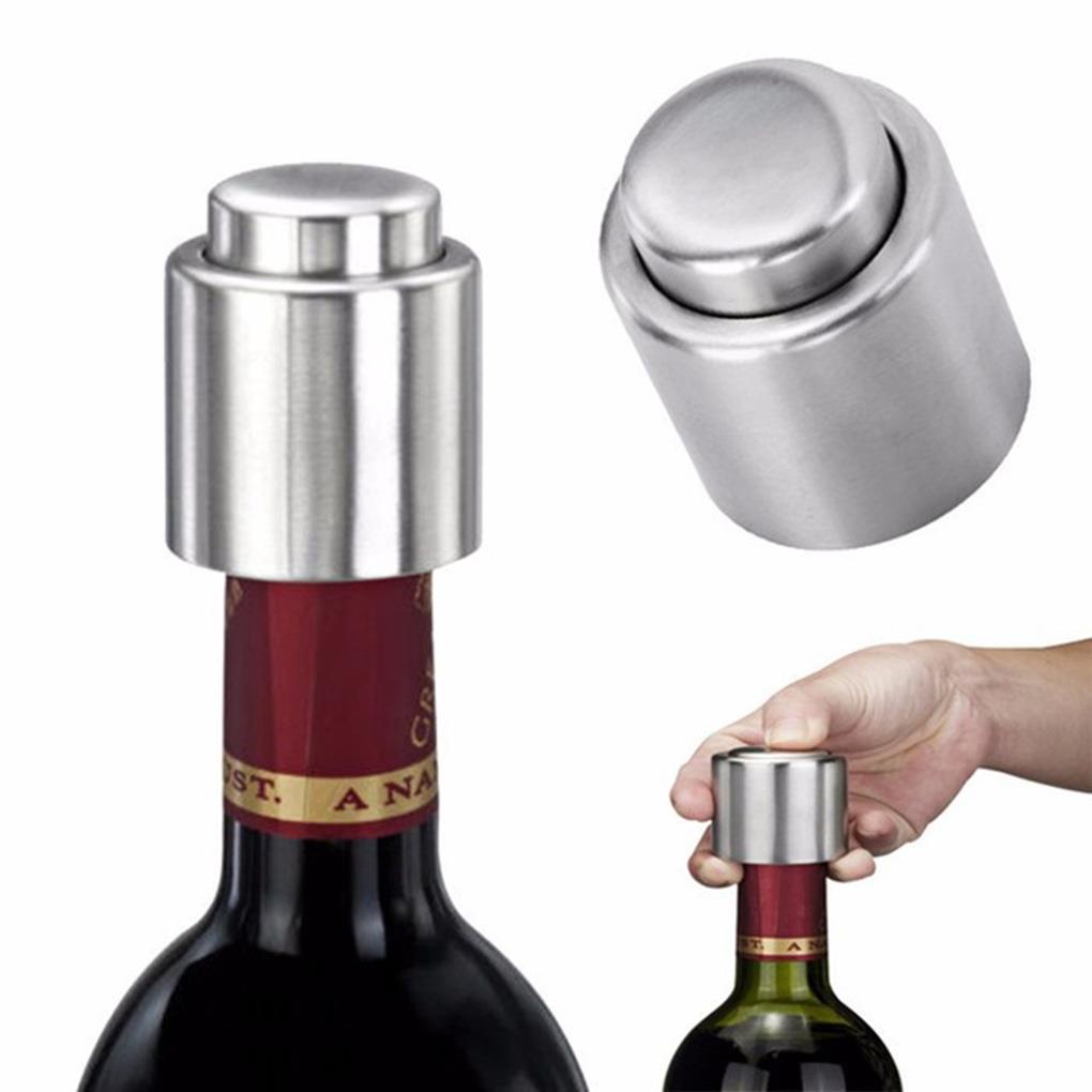 (house2020) 5pcs / 10PCS / Set Stopper Botol Wine Bahan Stainless Steel