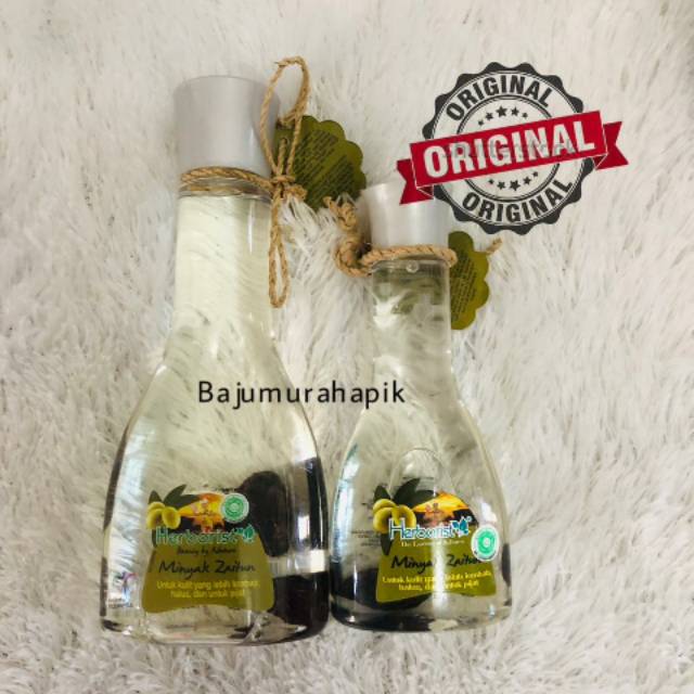 Herborist Minyak Zaitun Herborist Olive Oil Herborist Zaitun Oil Ukuran Besar 150ml Kecil 75ml Indonesia