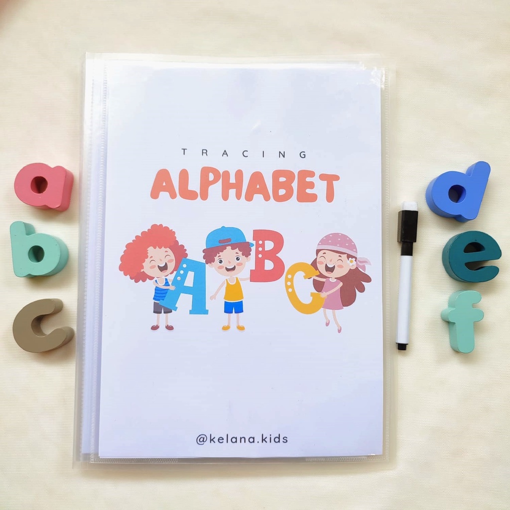 Worksheet Tracing Alphabet Phonics Bahasa Inggris Belajar Tentang Huruf Buku Belajar Anak PAUD TK