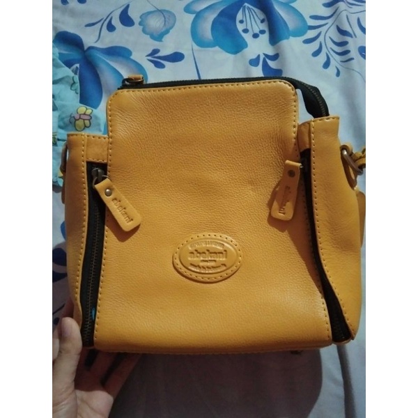 Tas Kulit Dahayu Abekani yellow