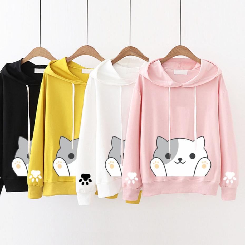 Restock kak Bess - Sweater Hoodie Wanita Murah / Sweater Hoodie Murah MIMI CAT XXI3