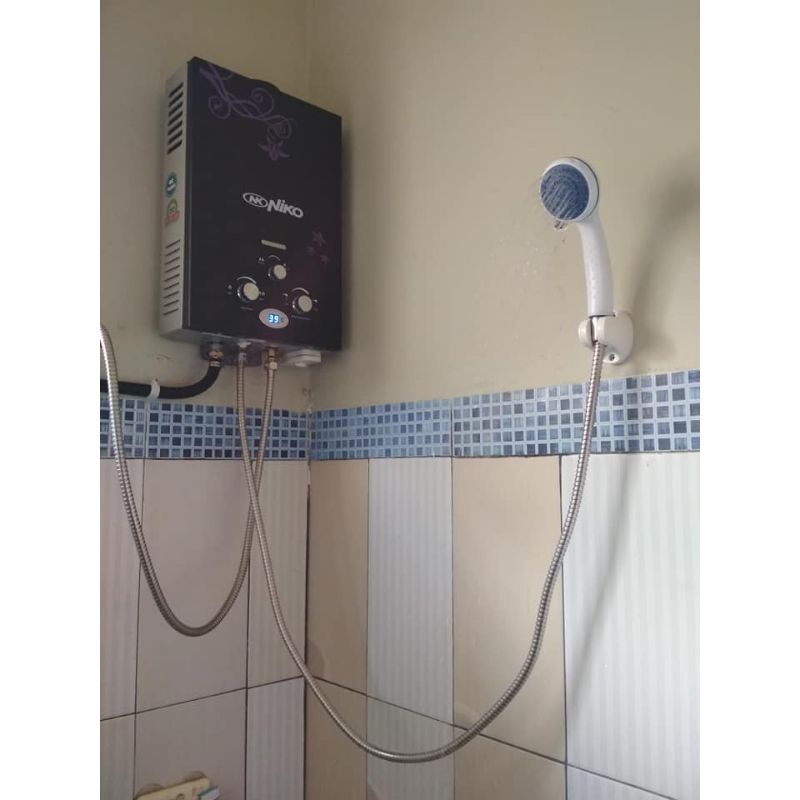 WATER HEATER PEMANAS KAMAR MANDI NIKO GAS 6 LDN HITAMM/LDN2