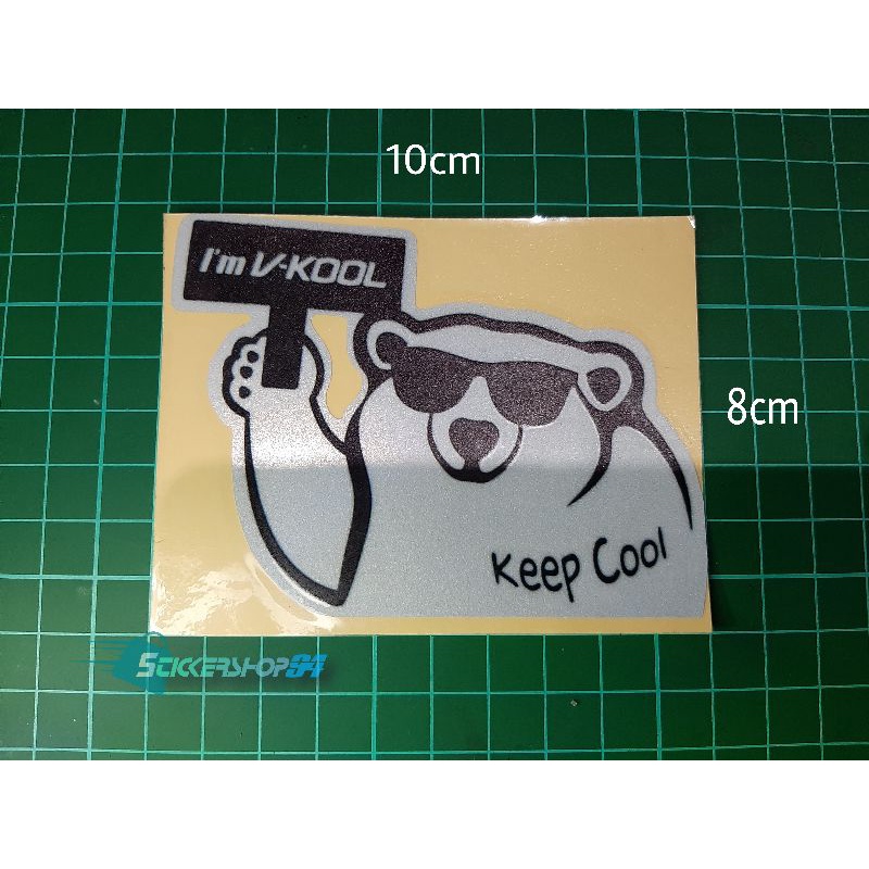 stiker v-kool kaca film