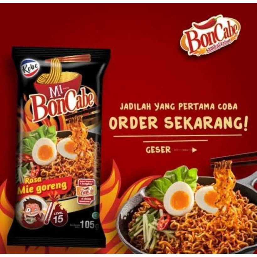 Mi Goreng Boncabe Level 15 105gr