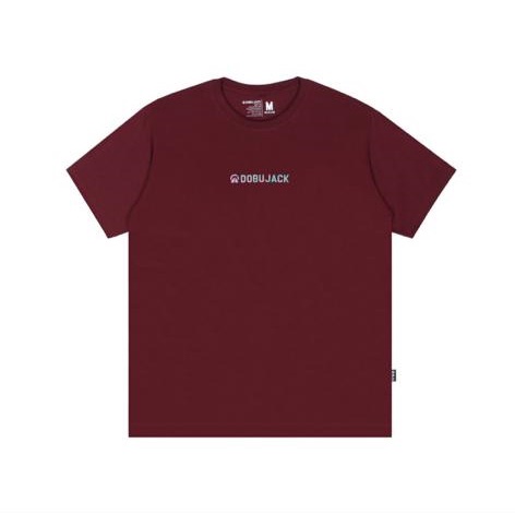 T-Shirt Kaos Dobujack Small Maroon Premium Quality