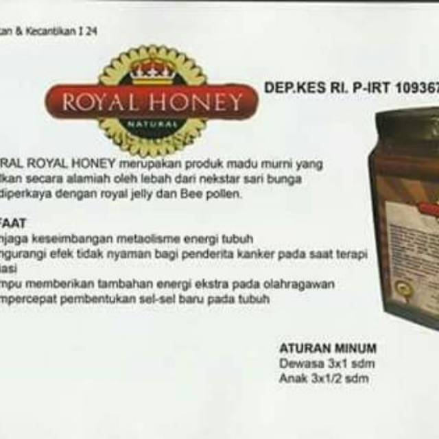 

Madu royal honey