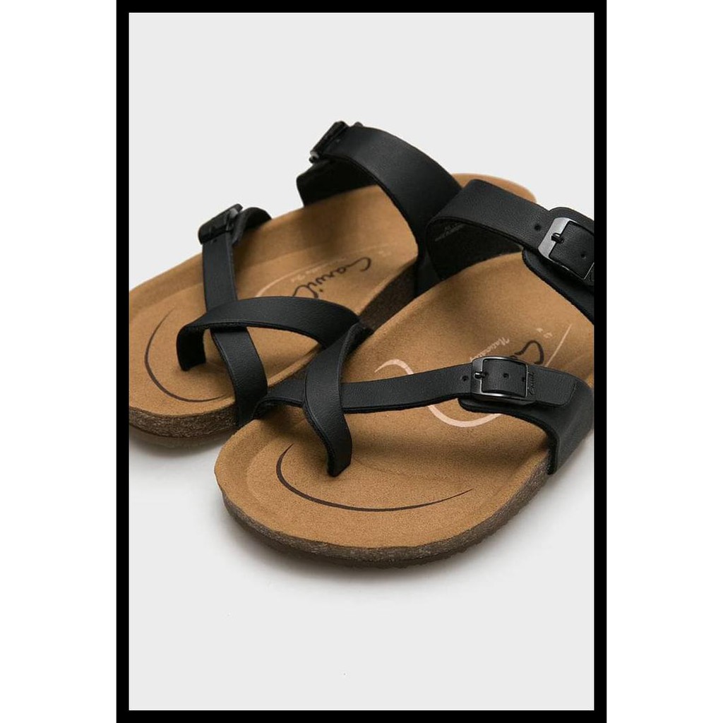 NEW STOCK SANDAL PRIA CARVIL FALKLAND 05-BLACK - BLACK, 40 PRODUK LARIS
