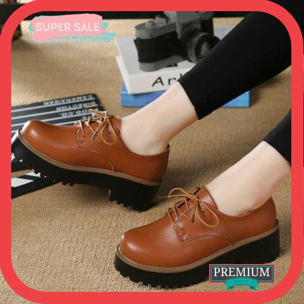 Murah Sepatu Wanita Boots Vintage Terkini