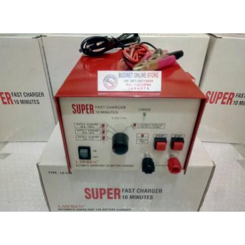 lawren super fast charger aki 12v otomatis EKSLUSIF Kode 385