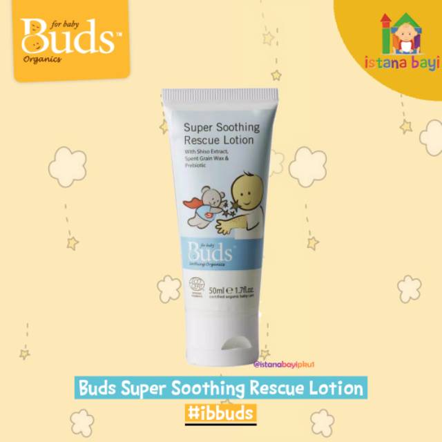 Buds Organics Super Soothing rescue lotion 50 ml - Lotion kulit eczema