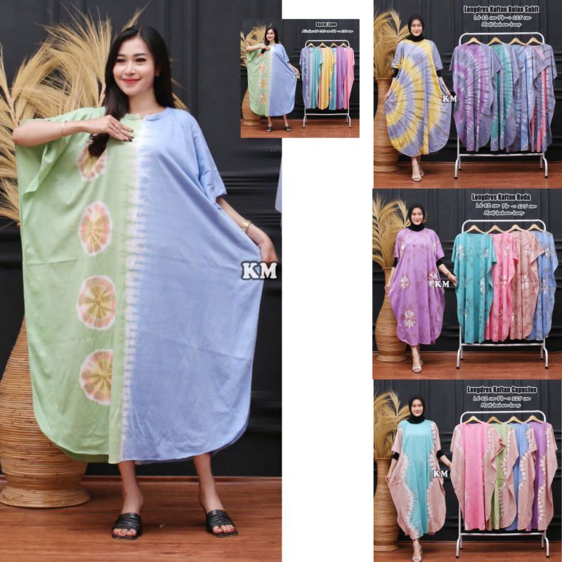 BATIK WANITA DASTER LOWO KELELAWAR KAFTAN KAOS JUMBO | DASTER KAFTAN | DASTER BUSUI